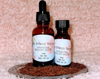 Pau D'Arco Tincture - 6 Month Extract / Strong - Organic