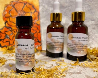 Calendula Tincture (full moon) Strong - 1 1 Month Extract (1/25/21 - 12/13/21)
