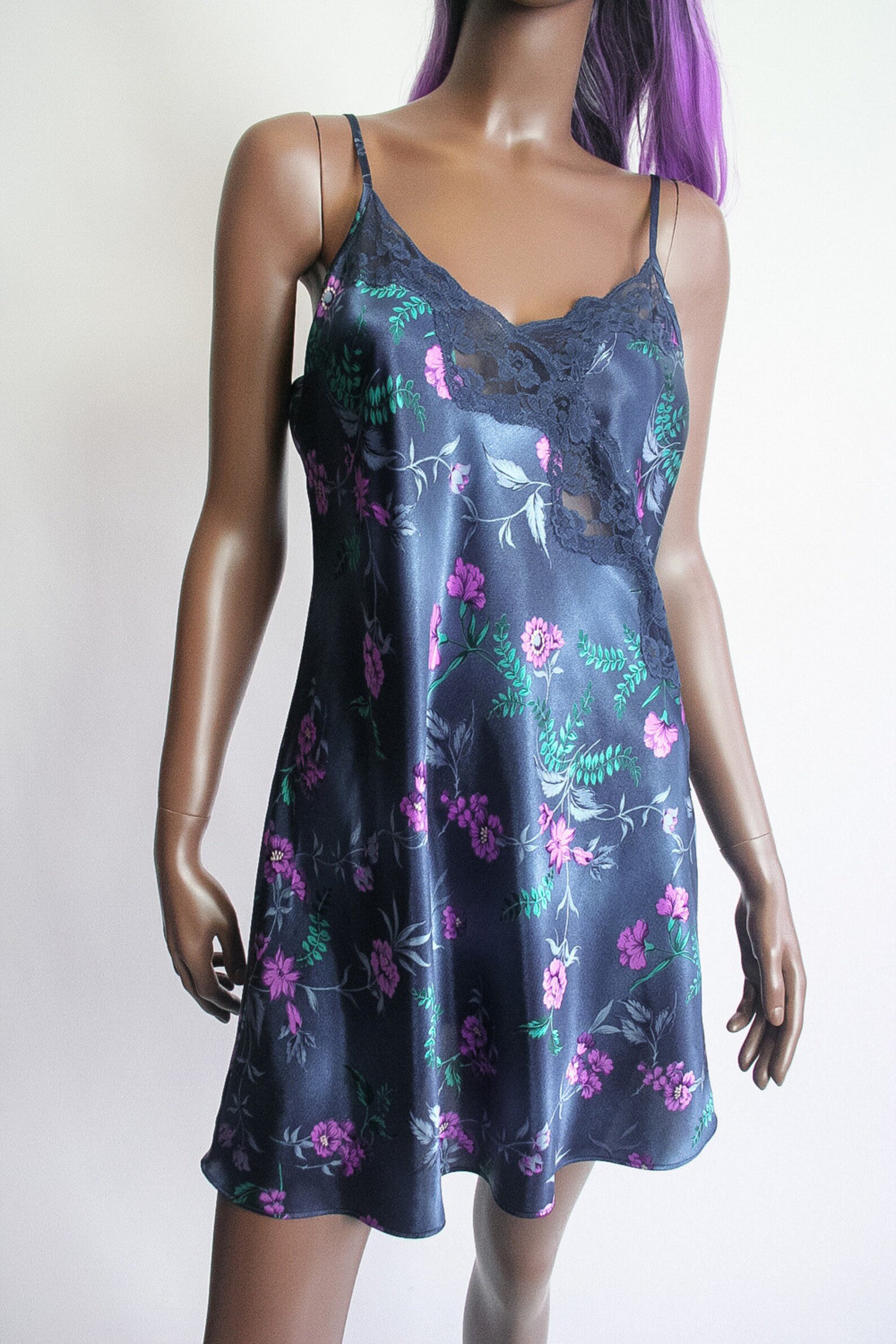 90s Nightie Babydoll Teddy Satin Lingerie Lace Chemise Etsy