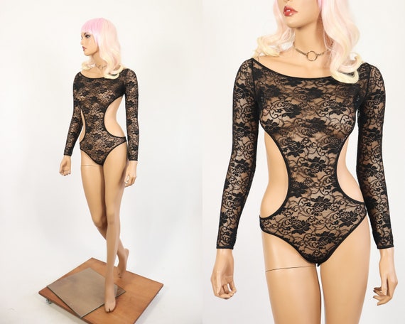 sheer leotard