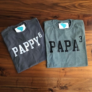 Father&#39;s Day Exponent Shirt- Shirts for Dads- Customize for any family member - Grandpa, Dad, Papa
