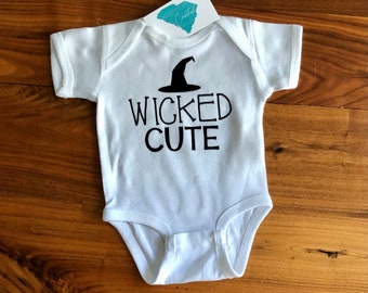 Wicked Cute- Halloween Baby Outfit - Halloween Baby- Baby Outfit