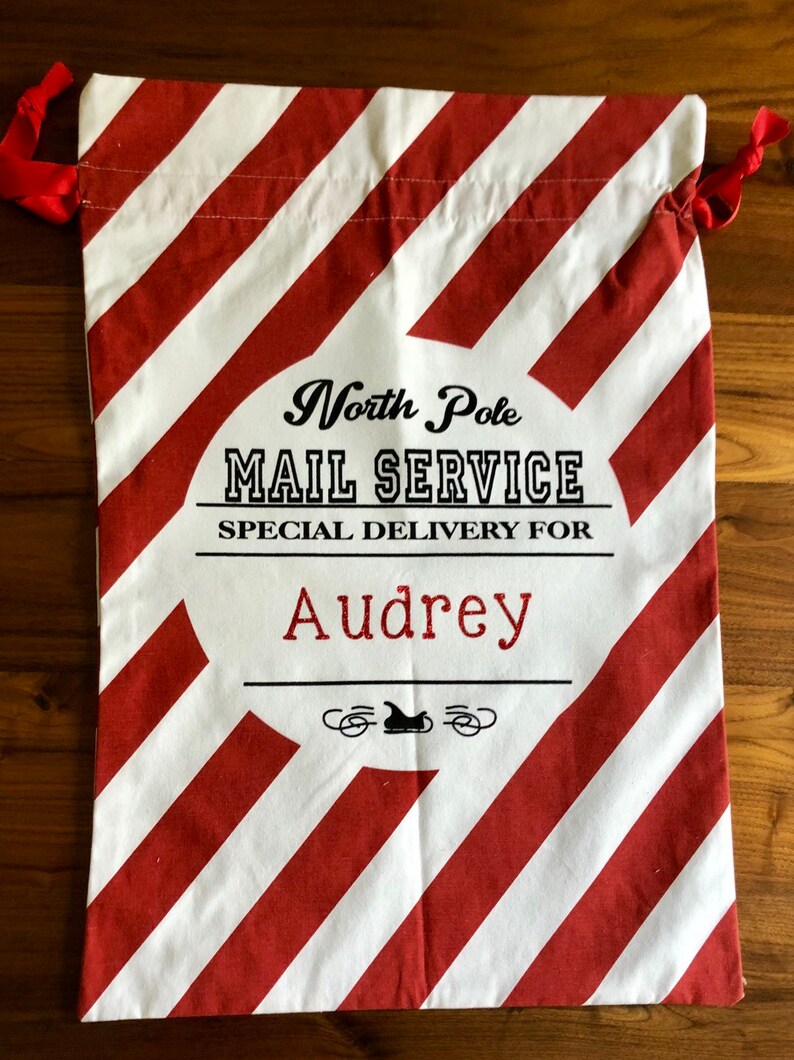 Delivery From Santa Christmas Toy Sack Personalize Me Personalized Christmas Toy Sack