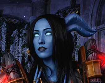 Draenei Horns For Cosplay Inspired By World Of Warcraft Draenei Horns For Cosplay Inspired By World Of Warcraft