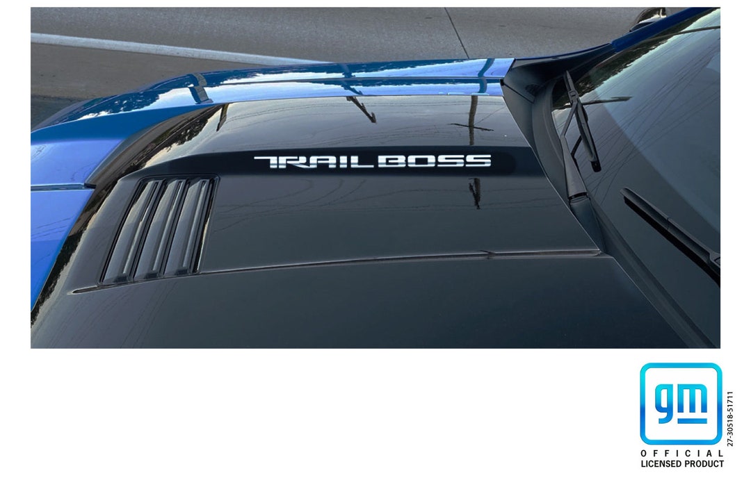 2022-2026 Chevy Silverado 1500 Shiny Chrome Trail Boss Hood Scoop ...