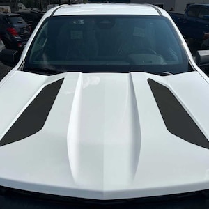 2023 2024 2025 Chevy Colorado WT LT Z71 Trail Boss Matte Black Hood Contour Decals Set Of 2 GM Official Licensed Product