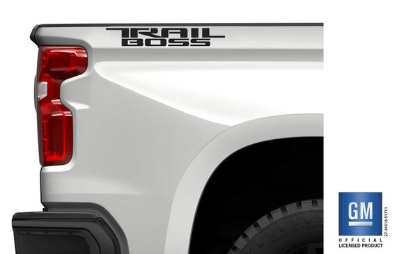Unbranded Red Graphic Car & Truck Decals/Stickers Set Of 2 Silverado Trail Boss Decals - Bed Side Stickers Graphics In Red/Black, GM Licensed OEM Part FG6A6 - Foto 10