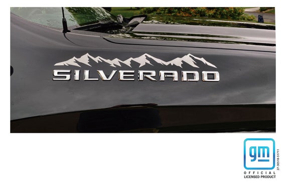 Matte Black High Country Emblem Badge Kit For 2019-2023 Chevy Silverado 6.2L