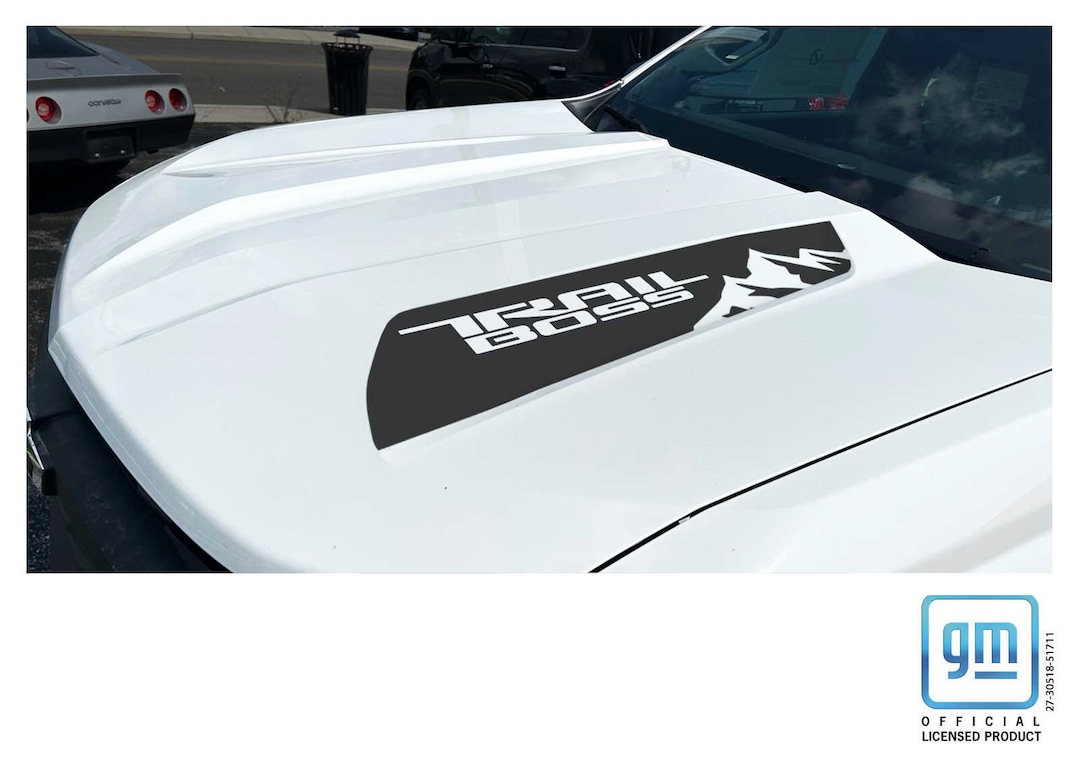 Colorado Lettering 2023-2026 Chevy Colorado Trail Boss Lettering With Mountains Matte ...