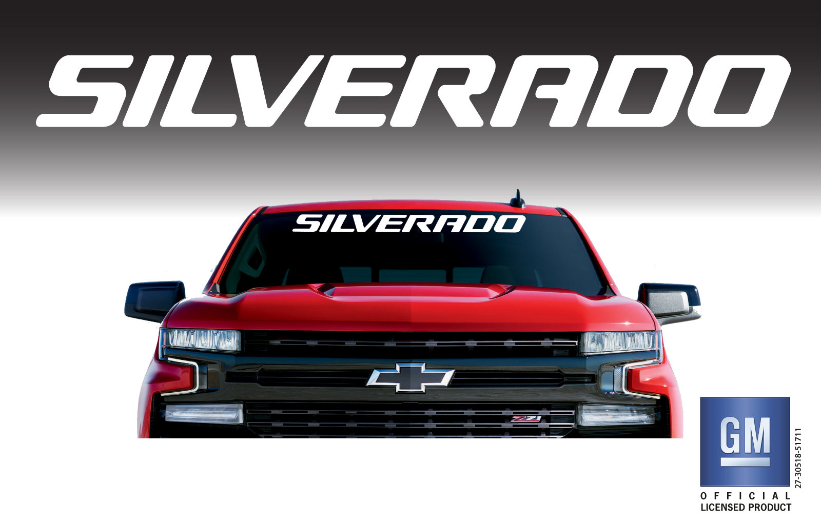 Chevy SILVERADO Windshield Banner 36 X 3.75 Decal Etsy