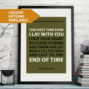 Free Postage Westlife Song Lyrics Quote Art Print Wife Etsy
