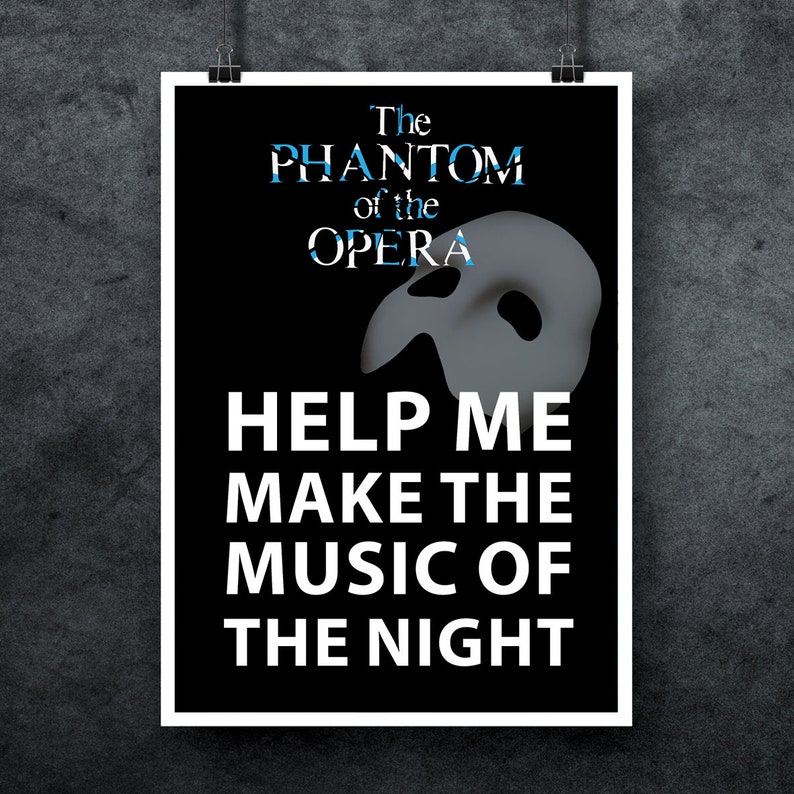 andrew lloyd phantom of the opera lyrics