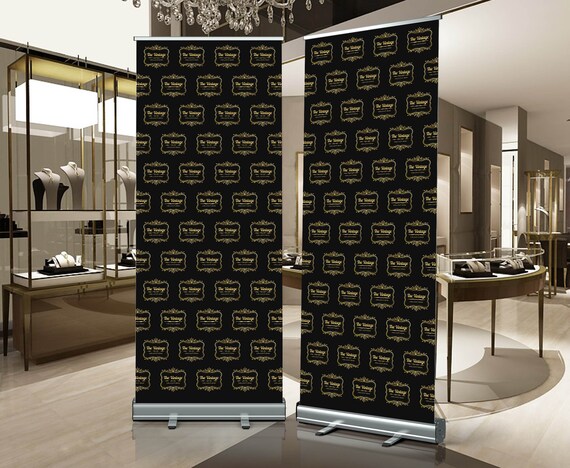 Free Postage Custom Business Advertising Roller Banner Etsy Etsy