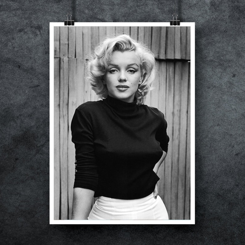 FREE SHIPPING Marilyn Monroe Print Monroe Playboy Large | Etsy
