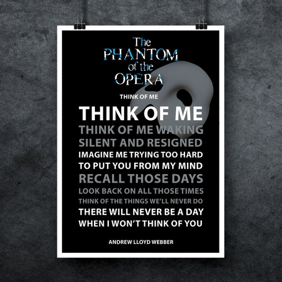Free Shipping Andrew Lloyd Webber Phantom Of The Opera Poster Etsy Free Shipping Andrew Lloyd Webber Phantom Of The Opera Poster Etsy