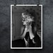 FREE SHIPPING - Marilyn Monroe Print, Chanel Perfume, Chanel Print, Black and White Photograph, Large Poster, Vintage Pin Up, Holywood Icon 