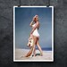 Marilyn Monroe Print, Amagansett Beach, New York, Canvas Print, Vintage Pin Up, 1957, Holywood Icon, JFK,  Sam Shaw, Photo 