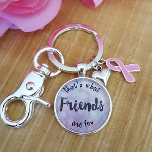 Breast cancer awareness Key Chain, Cancer Survivor gift, Cancer Key Chain, Pink Ribbon Key Chain, Cancer Awareness gift, thank you gift
