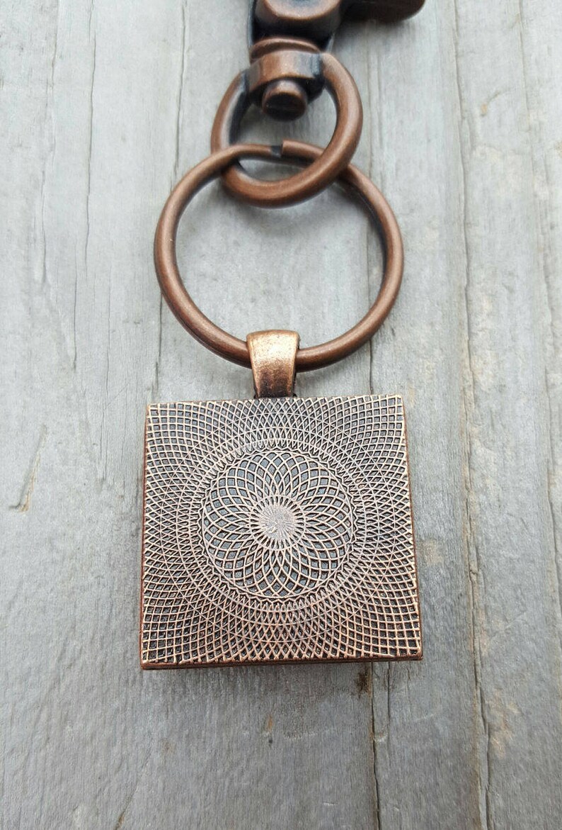 Butterfly charm Rustic Look Spiritual Gift Religious Key Ring Antique Copper Inspirational Gift Faith Key Chain Faith Jewelry