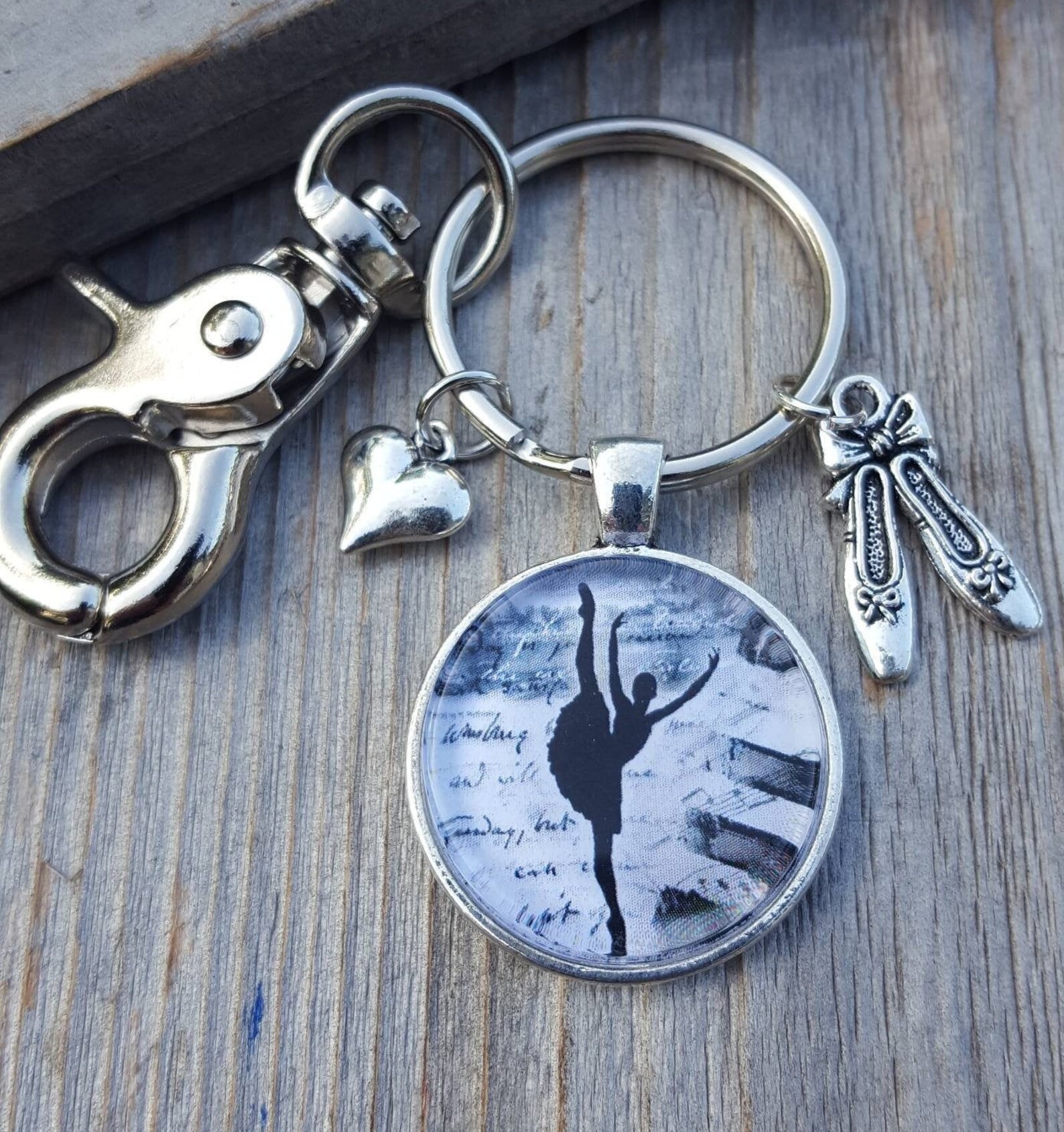 Dancer Keychain Dancer Gift Dance Gift Vintage Keychain Etsy