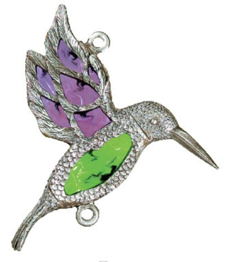 Kara's 36 Hummingbird Stained Glass Wind Chime Etsy