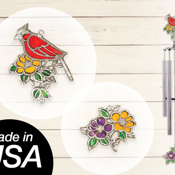 Cardinal Wind Chimes Etsy