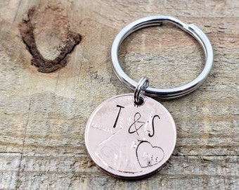 The year your love began - Year a Child was born - Anniversary - Year Graduated - Custom stamped Penny - Custom Gift Ideas - Gifts Under 25