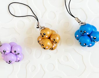 Staphylococcus microbe charm, ornament, microbiologist / pathologist / scientist / doctor / nurse / medical student gift