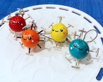 Flavivirus charms / ornaments: HCV, dengue, yellow fever, Zika virus