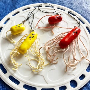 Proteus mirabilis & Serratia marcescens microbe charms / ornaments