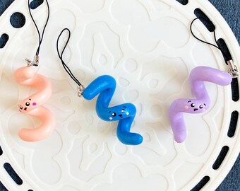 Treponema pallidum (syphilis) microbe charm, ornament, doctor / microbiologist / pathologist / scientist / medical student gift