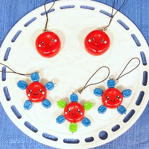 Red blood cell RBC charm, ornament, hematologist / pathologist / doctor / nurse / scientist / blood bank / transfusion / med student gift