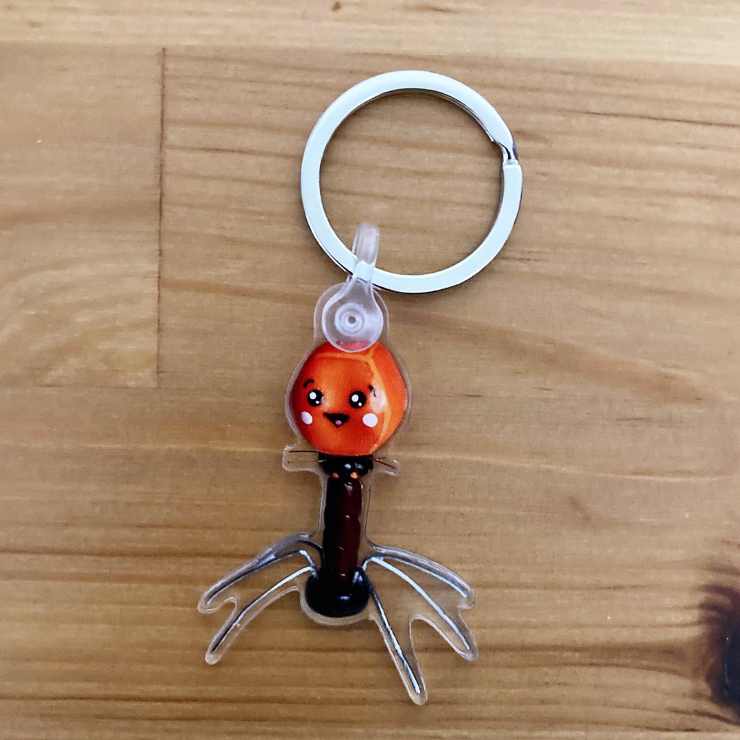 Bacteriophage Acrylic Keychain - Etsy