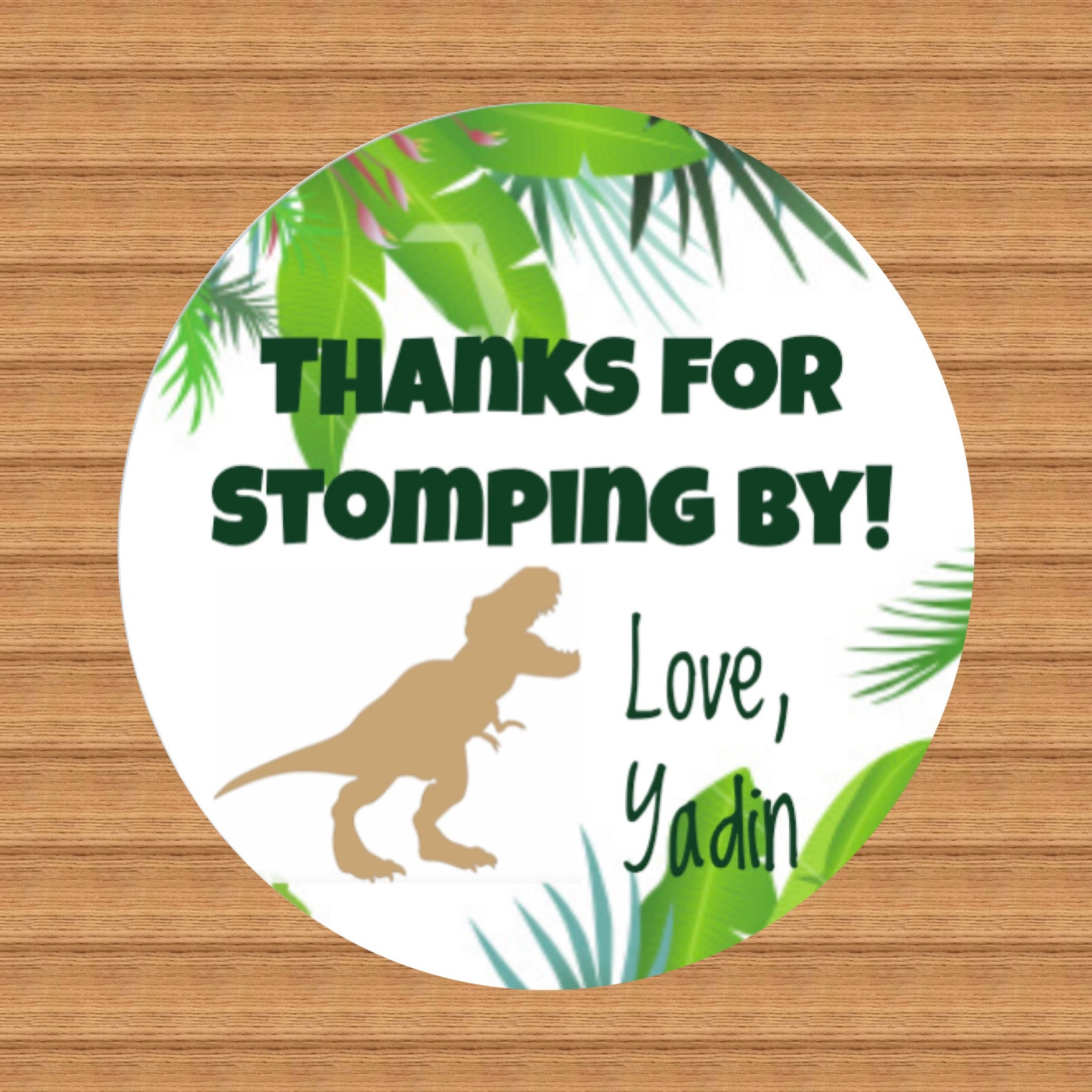 Thank You For Stomping By Free Printable