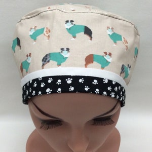 Surgical Scrub Cap, Chemo Cap, Nurse Hat, Scrub Hat, Traditional Tie Style image 5