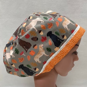 Surgical Scrub Cap, Chemo Cap, Nurse Hat, Scrub Hat, European Bouffant