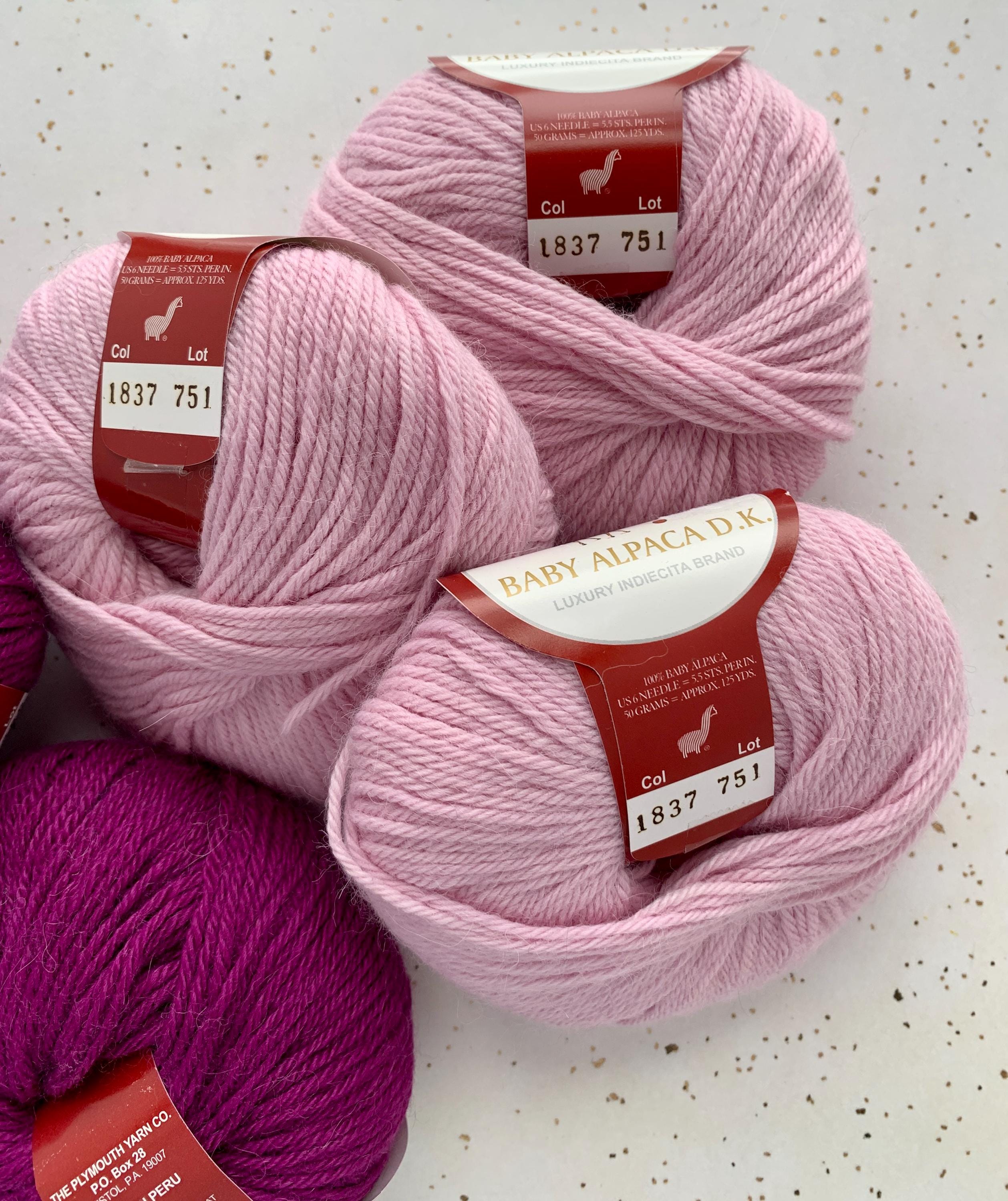 Plymouth Baby Alpaca DK Yarn, Luxury Indiecita, Soft Peruvian Wool