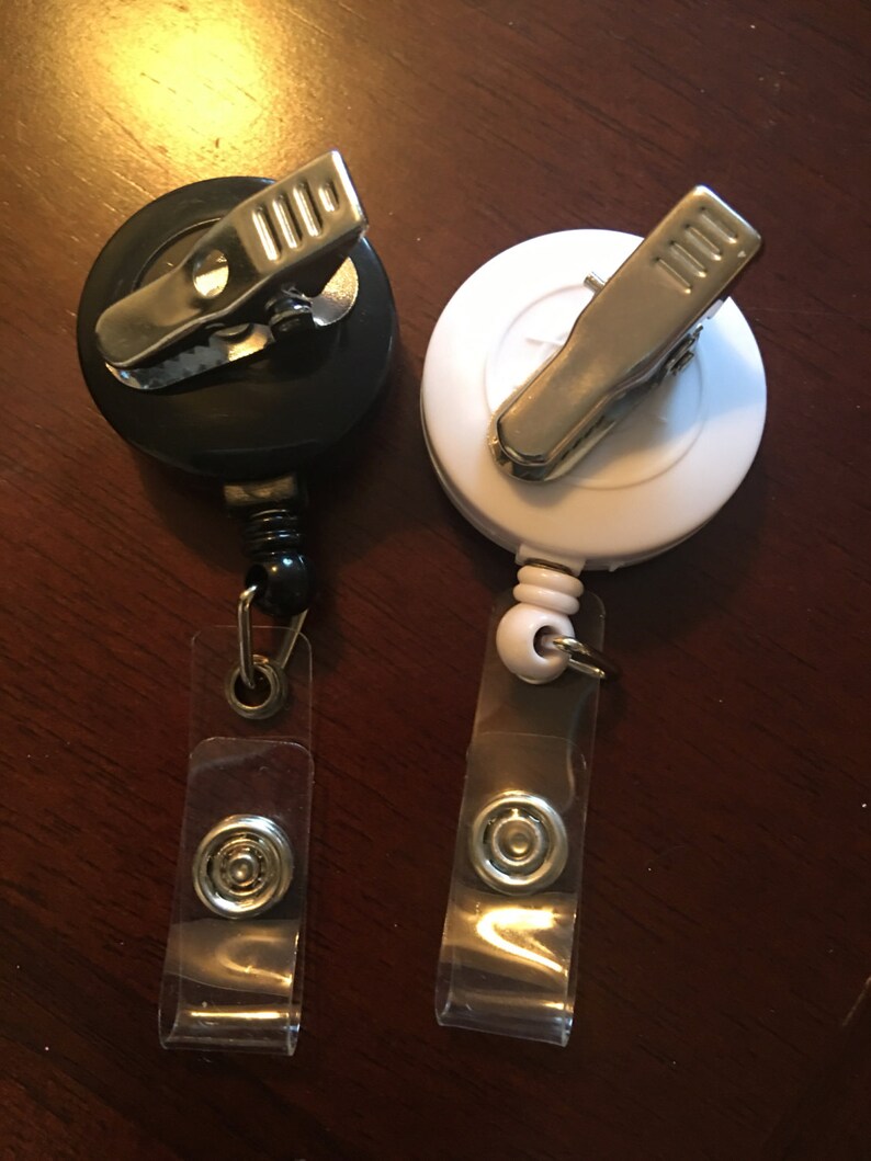 Alligator Clip OR Belt Clip Badge Reel ONLY Etsy