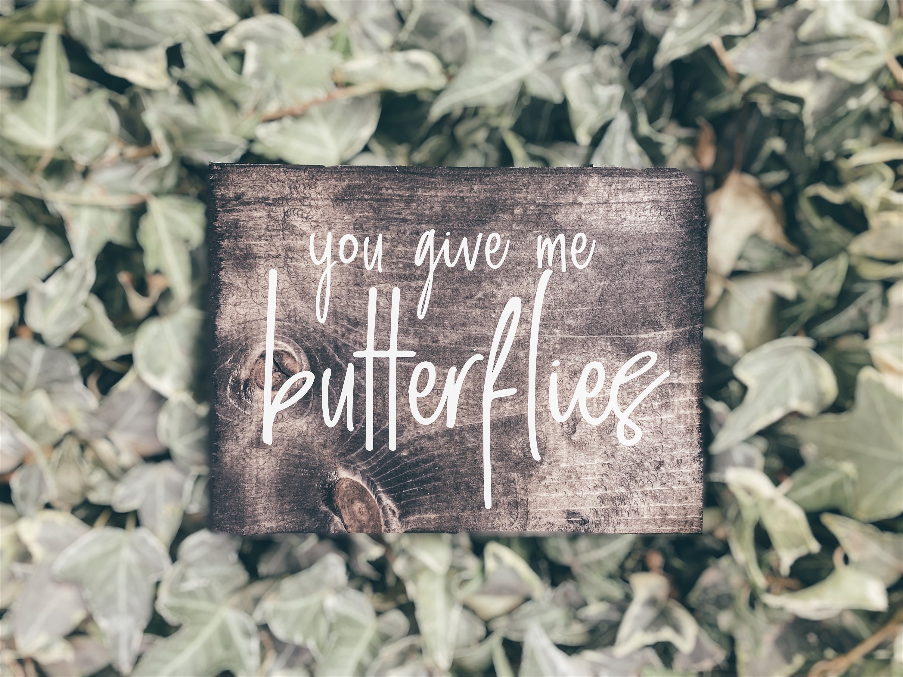 You Give Me Butterflies Etsy