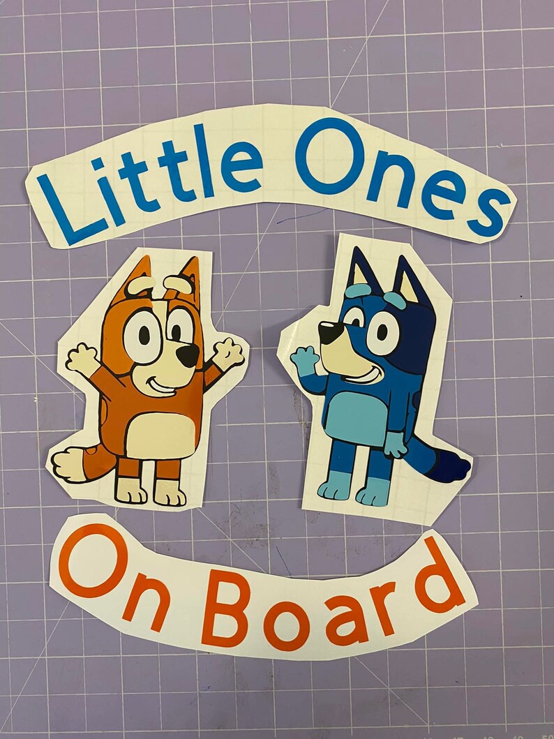 Bluey Car Decal Etsy