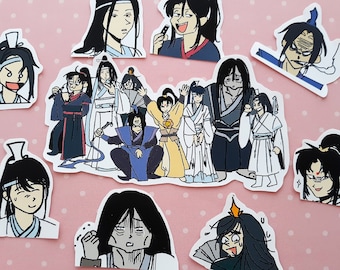 Funny Danmei MDZS / Mo Dao Zu Shi sticker set