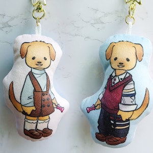 Golden Retriever Dog Pet Pillow Charm Gift Keychain