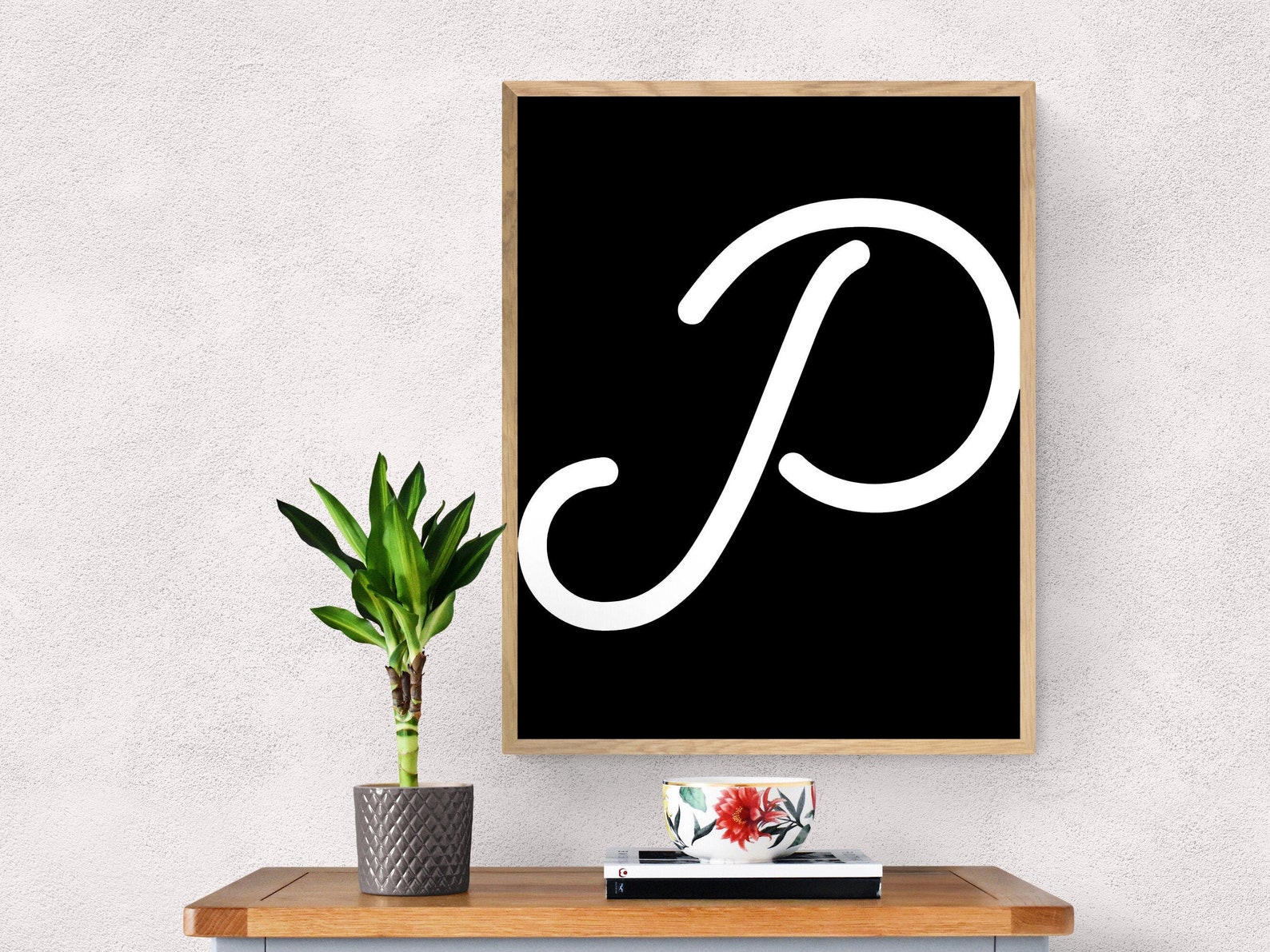 Printable Art Letter P Poster Typography Poster Minimalist Etsy France