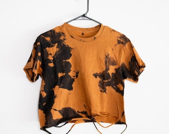 Post Apocalyptic Shirt - Dystopian Fashion - Crop Top - Punk Clothing - Distressed Tee