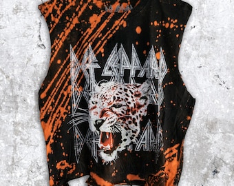 Chemise de groupe personnalisée - T-shirt retravaillé - Chemise décolorée - d'inspiration vintage - Rock classique