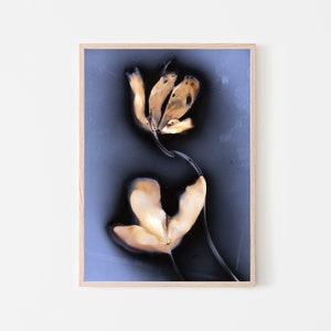 Botanische afdrukbare muurkunst, alternatieve fotografie, bloem bloemenprint instant download