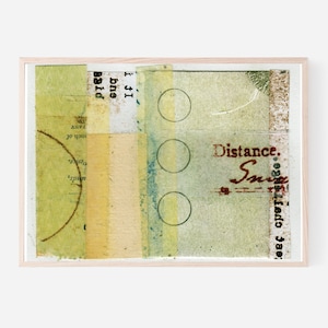 Collage Wall Art, Mixed Media Typography Print, Wall Art to Frame, Giclee Fine Art Prints