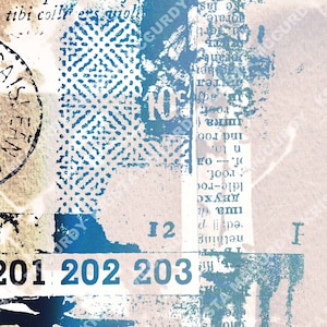 Cyfrowy arkusz kolażu do druku nr 1, strona dziennika śmieci, papier do scrapbookingu, natychmiastowe pobieranie, typografia, tablica masterboard kolaży