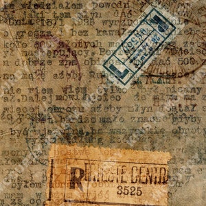Cyfrowy arkusz kolażu do druku nr 17, strona dziennika śmieci, papier do scrapbookingu, natychmiastowe pobieranie, typografia, tablica masterboard kolaży, dziennik artystyczny