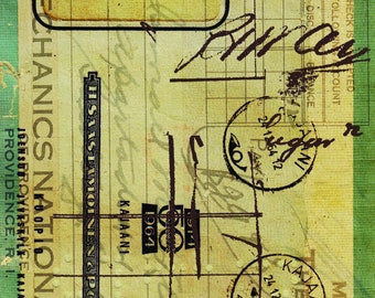 Typography Collage Sheet: Junk Journal Printable (Digital Download)